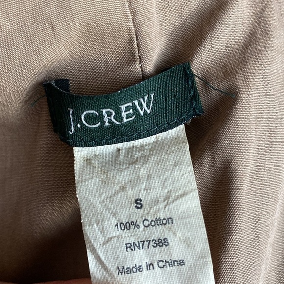 J Crew floral print khaki cotton jacket small - Picture 4 of 5